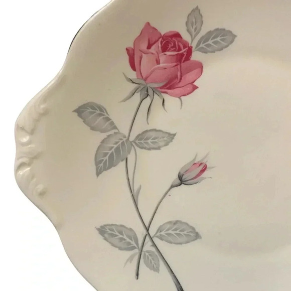 Royal Albert Salad/Dinner Plate Bone China Trent Pink Rose Made in England 10" - Picture 2 of 7